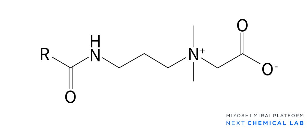 アミドベタインの構造式