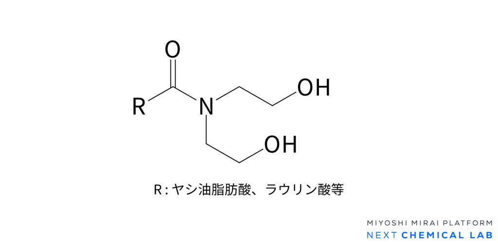 コカミドDEAの構造式