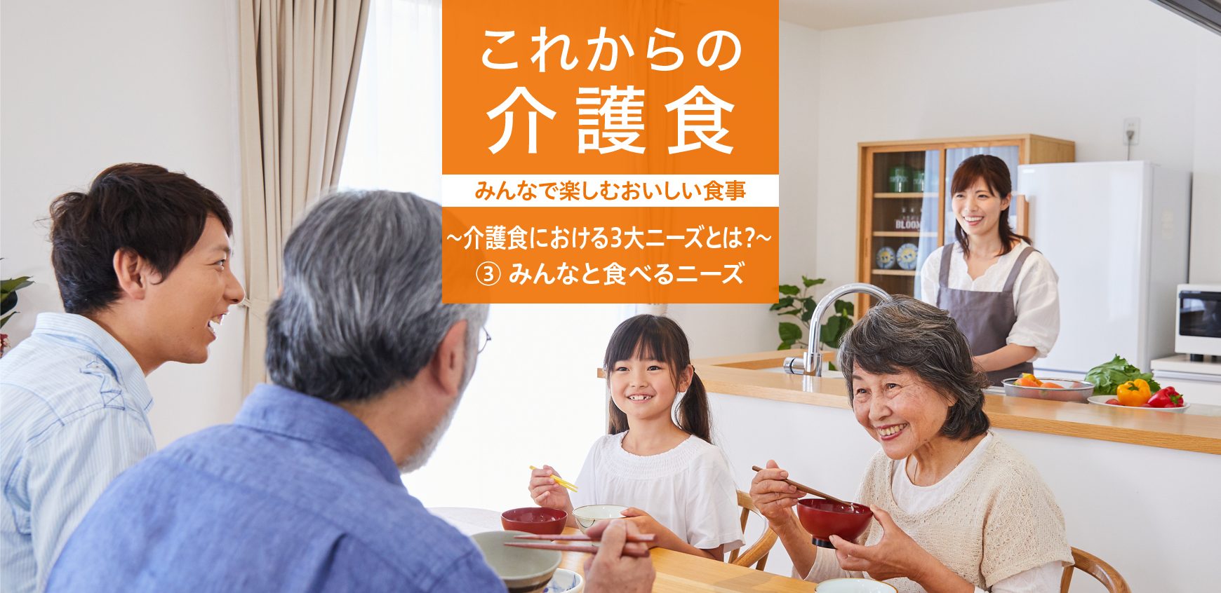 これからの介護食③みんなと食べるニーズの実態＆開発のヒント 